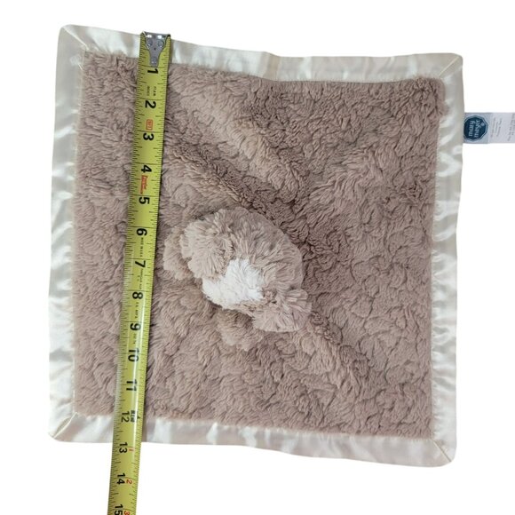 Mary Meyer Dog Lovey Plush Brown 13" Satin Trim & Back Soothing Security Puppy - Picture 10 of 10
